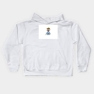 Pete the part-time pirate Kids Hoodie